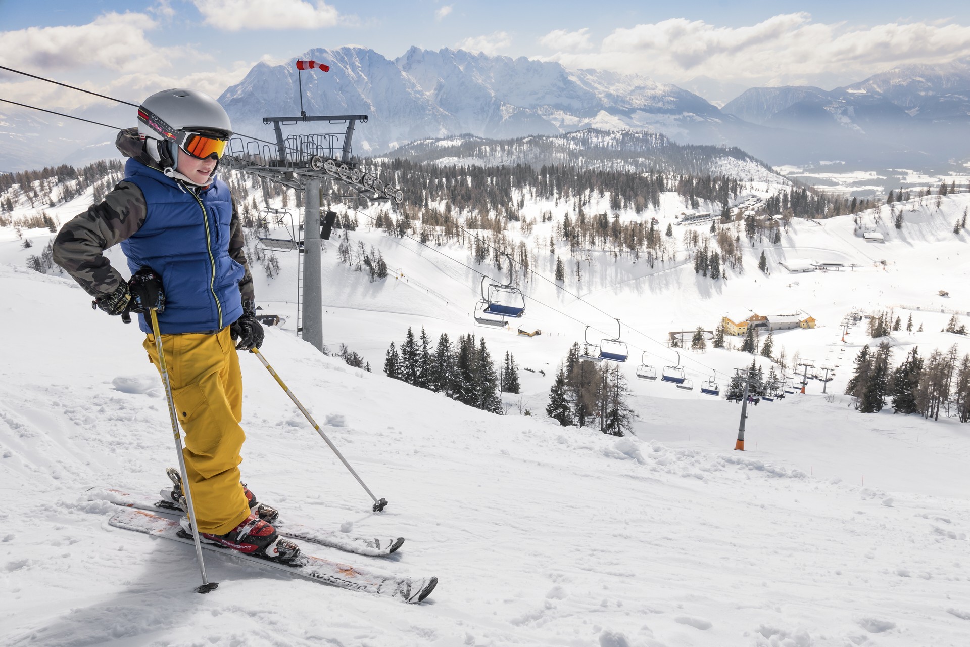 Skifahren auf der Tauplitz Piste