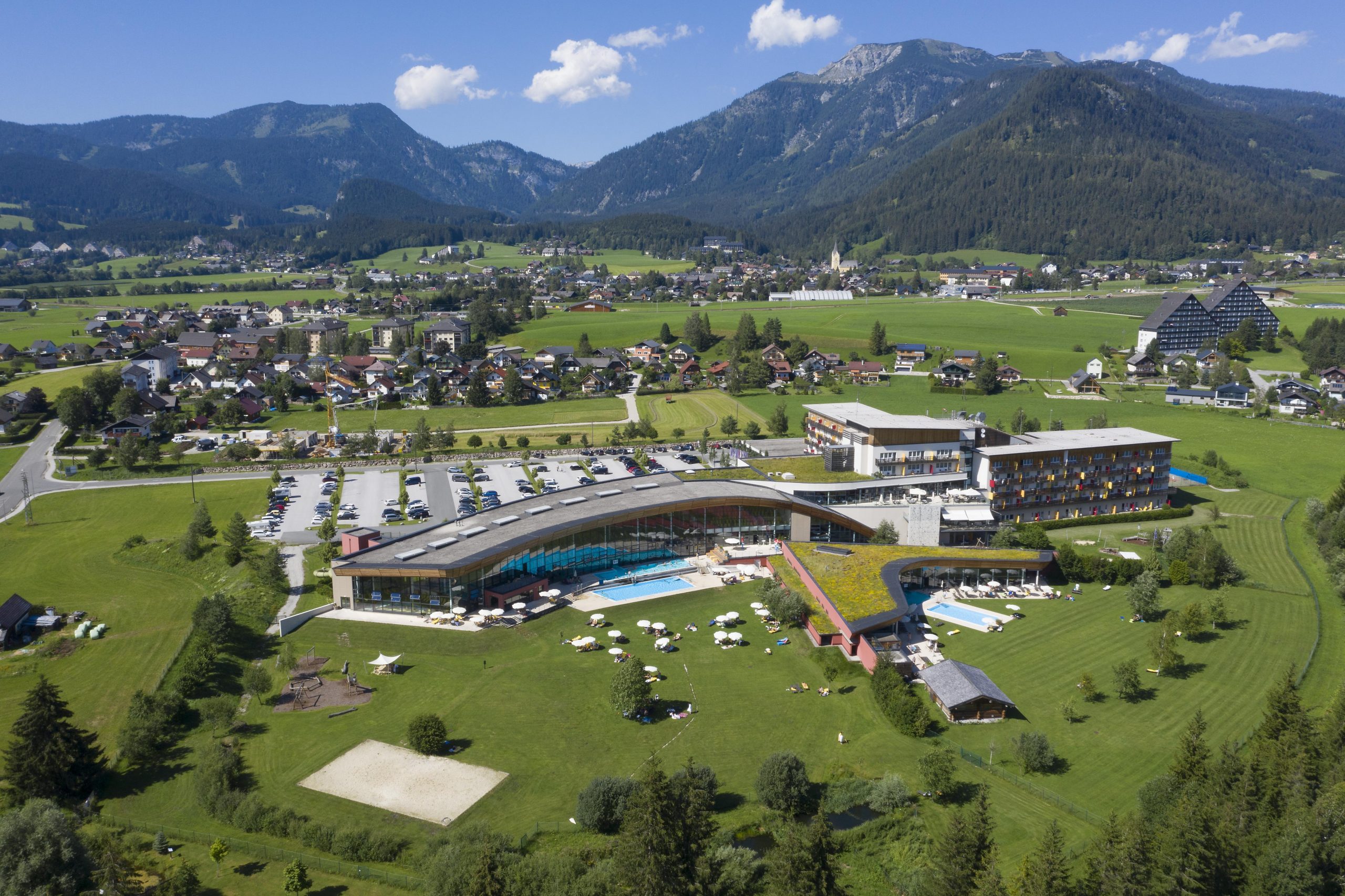 Aldiana Club Salzkammergut und GrimmingTherme Club Resort in Bad Mitterndorf Aldiana Club Salzkammergut und GrimmingTherme Anlage von oben